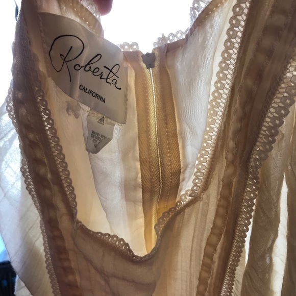 Roberta California Vintage Wedding Dress GORGEOUS - Picture 6 of 8